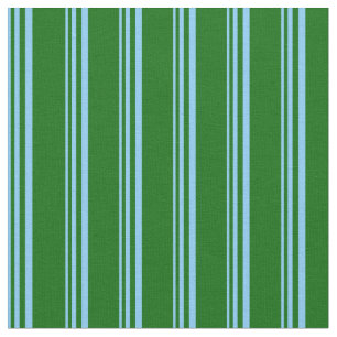 Tela Patrón de franjas/líneas azules y verdes oscuras d