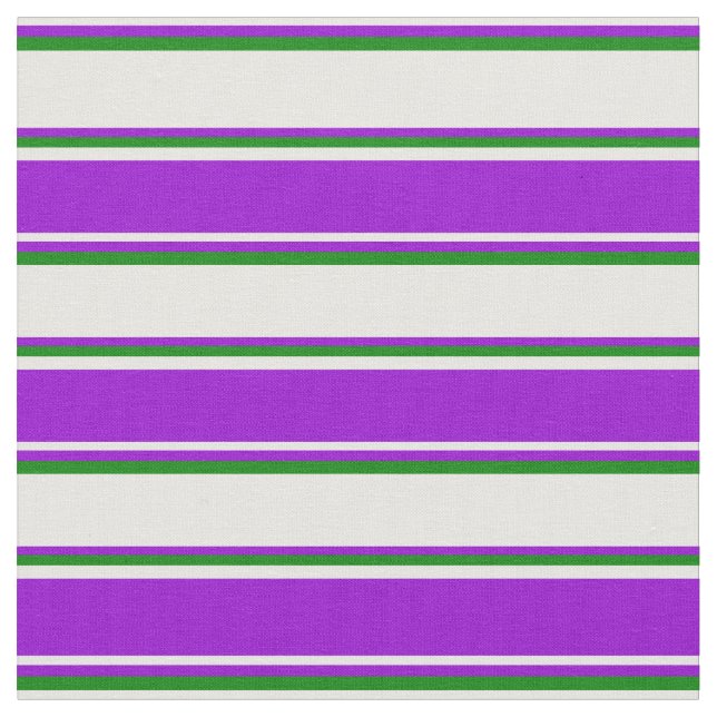 Tela Patrón de franjas/líneas blancas, violetas oscuras (De cerca)