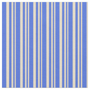 Tela Patrón de franjas/líneas de color azul de Tan y Ro