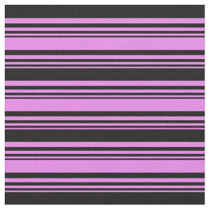 Tela Patrón de franjas/líneas violetas y negras