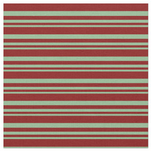 Tela Patrón de franjas maroon y verde del mar oscuro