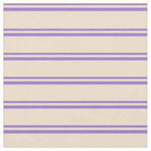 Tela Patrón de franjas moradas y de color tan