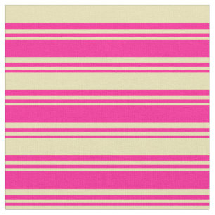 Tela Patrón de franjas rosadas y negras