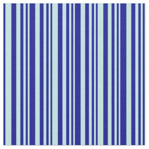 Tela Patrón de franjas turquesa y azul oscuro