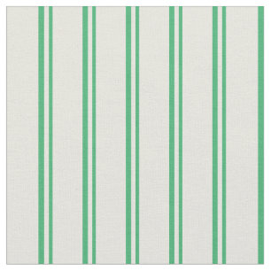 Tela Patrón de franjas verde y beige del mar