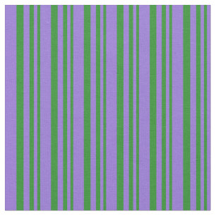 Tela Patrón de franjas verde y morado del bosque