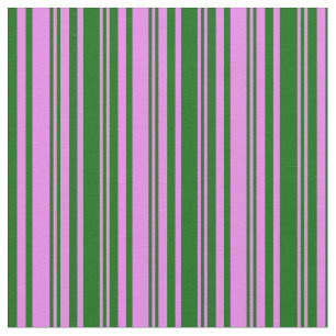 Tela Patrón de franjas verdes violetas y oscuras