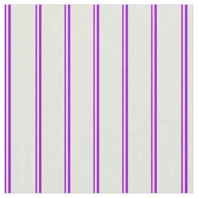 Tela Patrón de franjas violeta y beige oscuro (De cerca)