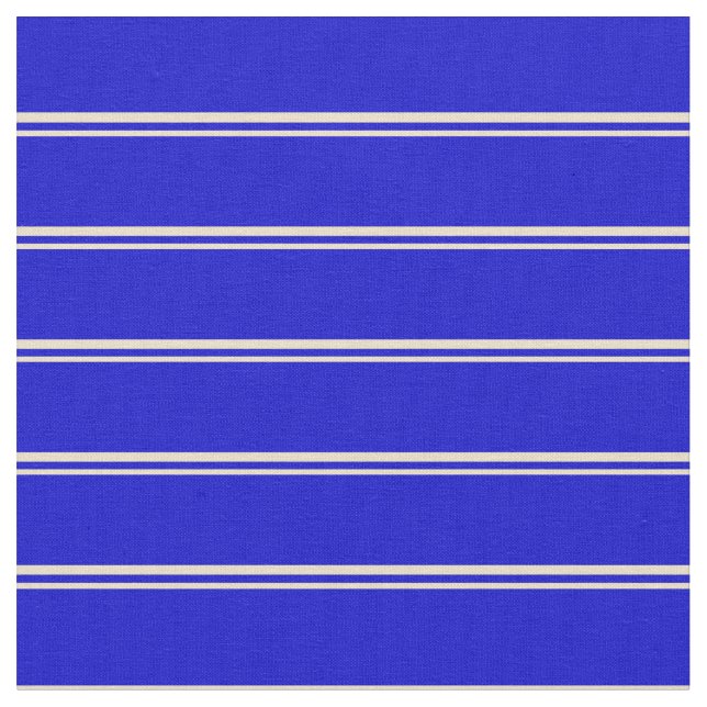 Tela Patrón de franjas y líneas azules (De cerca)