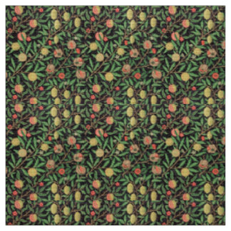 Tela Patrón de fruta William Morris Vintage
