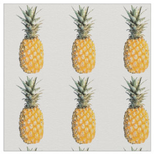 Tela patrón de frutos de piña