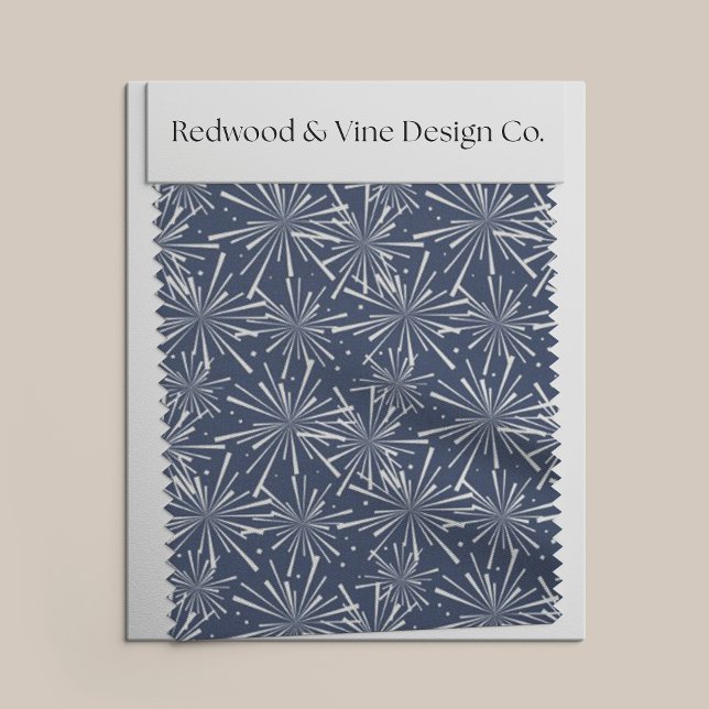 Tela Patrón de fuegos artificiales en la Marina y en bl (Subido por el creador)