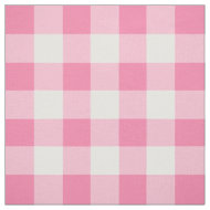 Tela Patrón de Gingham rosa corto personalizado