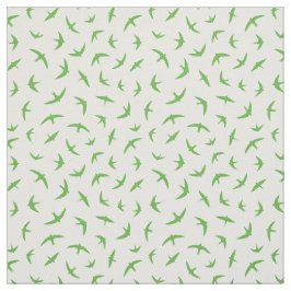 Tela Patrón de golosinas y Swift blancas verdes