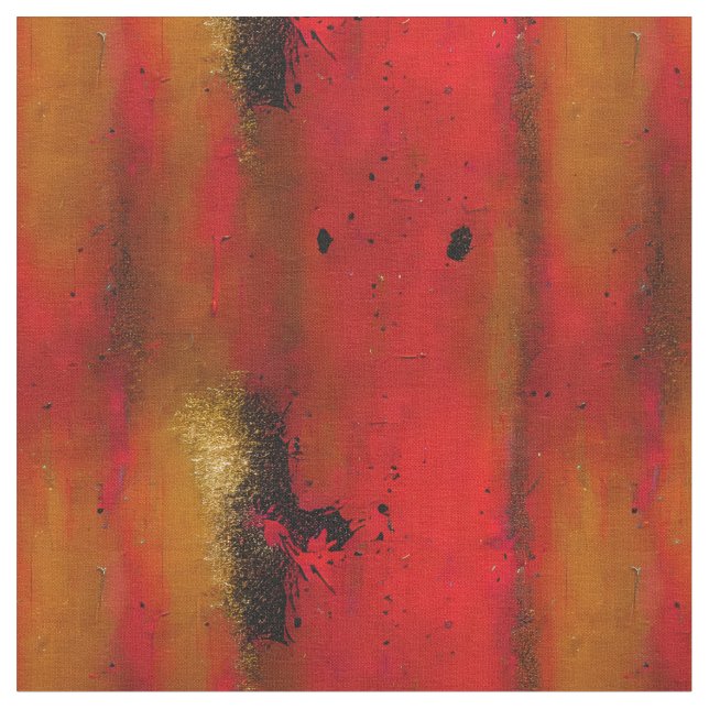 Tela Patrón de grunge rojo (De cerca)