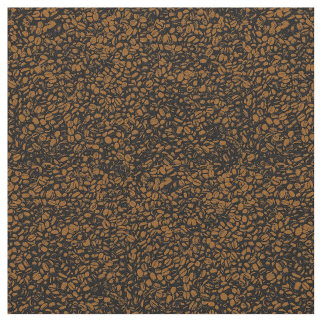 Tela Patrón de habas de café (De cerca)