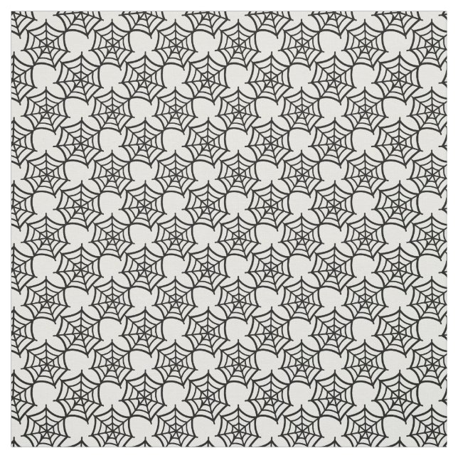 Tela patrón de halloween de telaraña (Retal)