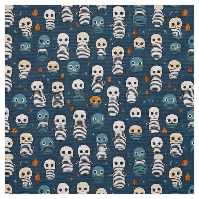 Tela Patrón de hallowen de micromomias (Retal)