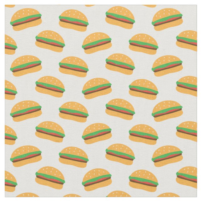 Tela Patrón de hamburguesa de corte (De cerca)