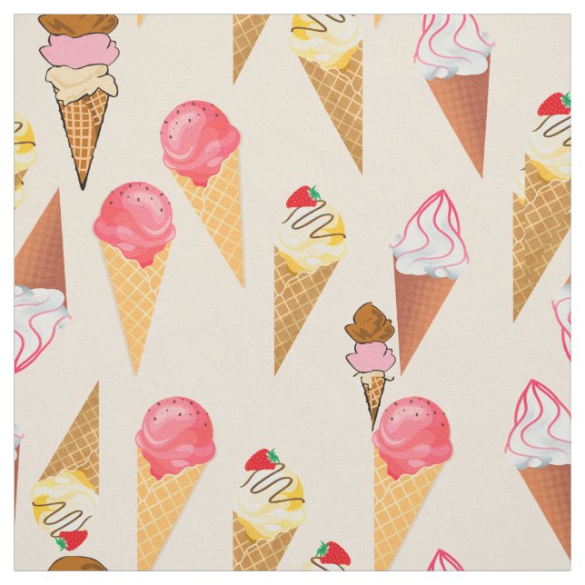 Tela Patrón de helado (Retal)