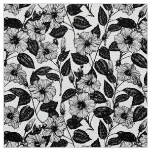 Tela Patrón de Hibiscus