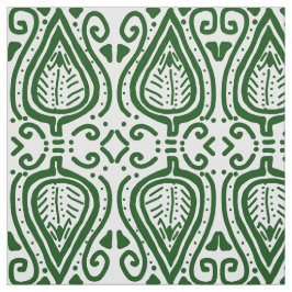 Tela patrón de hojas