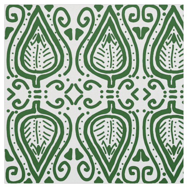 Tela patrón de hojas (Retal)