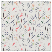 Patrón de hojas y plumas