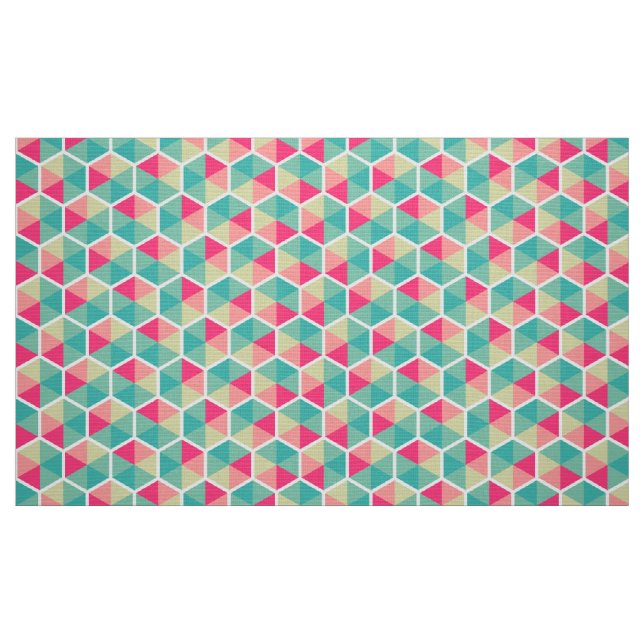 Tela Patrón de Honeycomb geométrico de color 02 ("Cuarto gordo" (fat quarter))