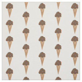 Tela Patrón de hornos de helado de chocolate