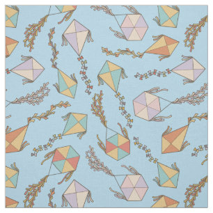 Tela Patrón de iconos de cometas