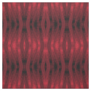 Tela Patrón de ikat de zigzag rojo y negro.