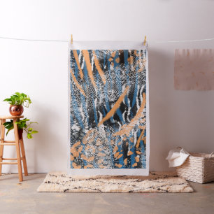 Tela Patrón de impresión de animales salvajes