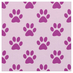 Tela Patrón de impresión de púrpura sobre rosa
