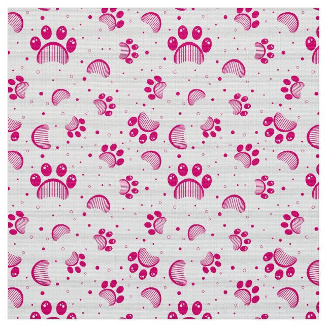 Tela Patrón de impresión en color rosa (Retal)