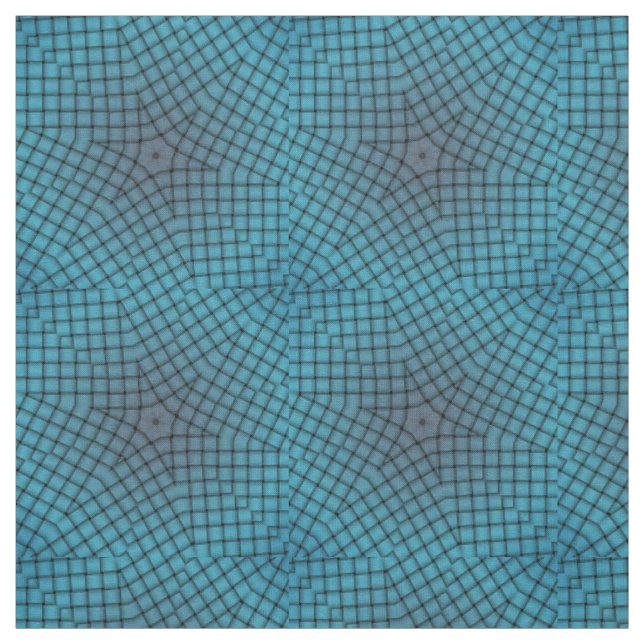 Tela Patrón de impresión geométrica de la estrella de v (Retal)