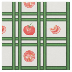 Tela Patrón de jardinero de tomates frescos