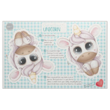 Patrón de juguete personalizado de unicornio para 