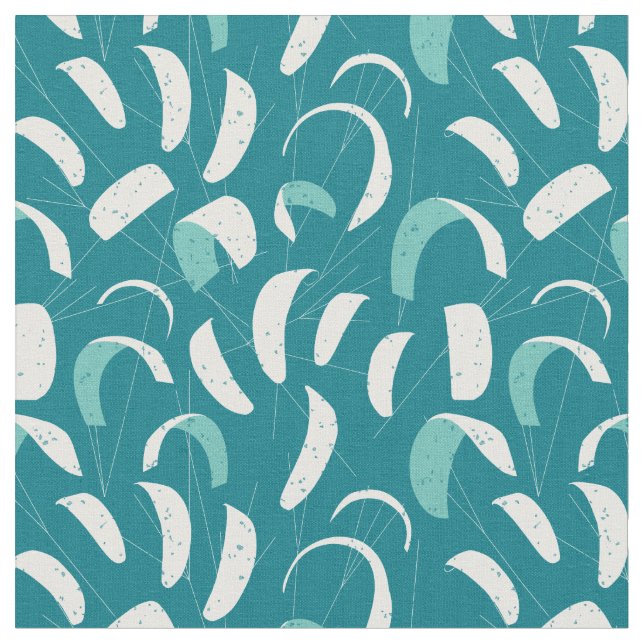 Tela Patrón de kitesurf Guay Blue White (De cerca)