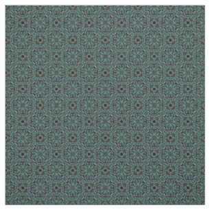 Tela Patrón de Knit verde azulado y Gris