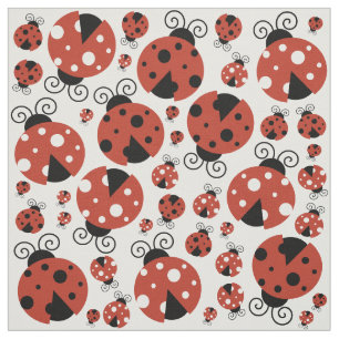 Tela Patrón De Ladybugs, Cute Ladybugs, Red Ladybugs