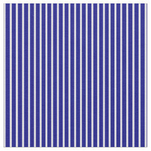 Tela Patrón de lavanda y franjas azules