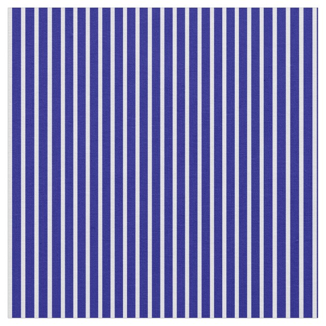 Tela Patrón de lavanda y franjas azules (De cerca)
