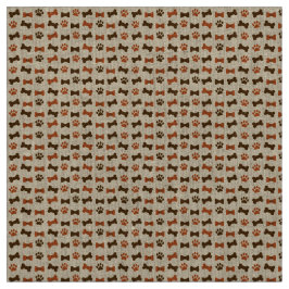 Tela Patrón de lazos de amarre para animales de perro