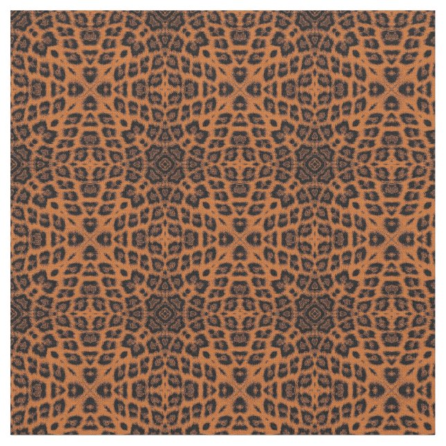 Tela Patrón de leopardo moderno #2 (De cerca)