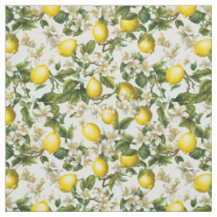 Tela Patrón de limones