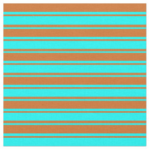 Tela Patrón de líneas acuáticas y chocolate