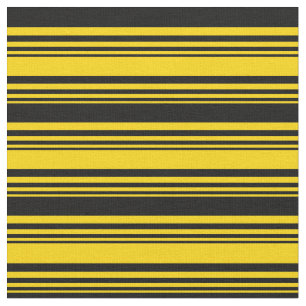 Tela Patrón de líneas amarillas y negras