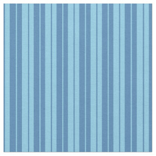 Tela Patrón de líneas azul y azul cielo