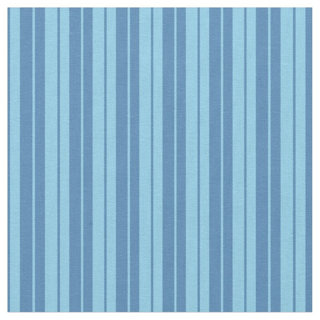 Tela Patrón de líneas azul y azul cielo (De cerca)